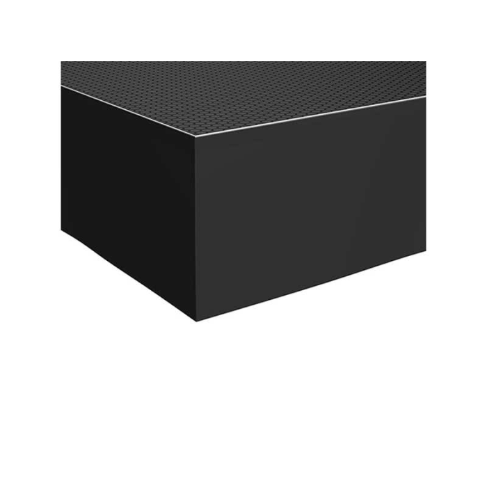 Podiumrok strak 6m x 40cm zwart
