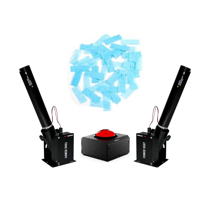 2x MagicFX Powershot met drukknop
