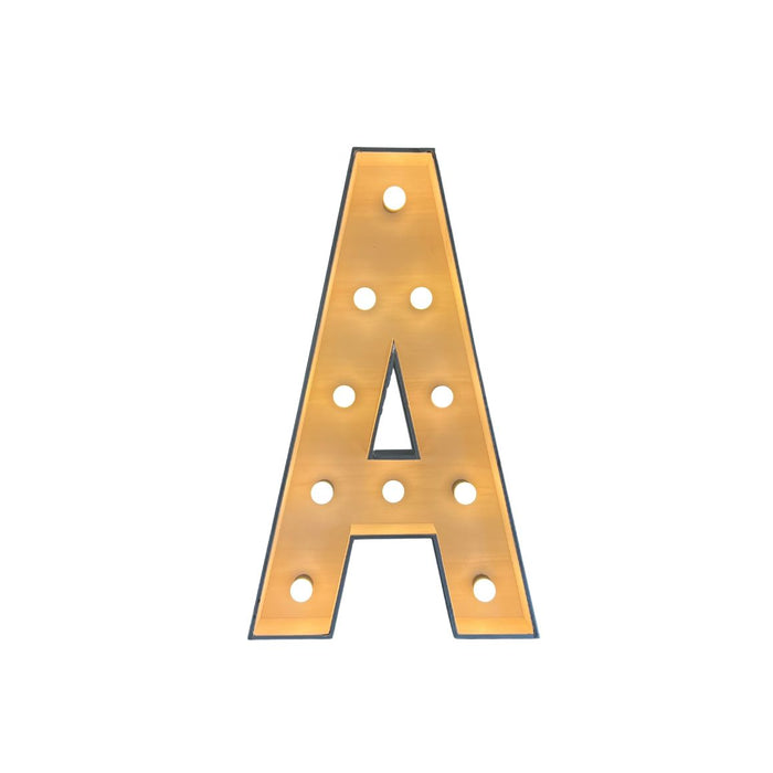 Verlichte letter – A