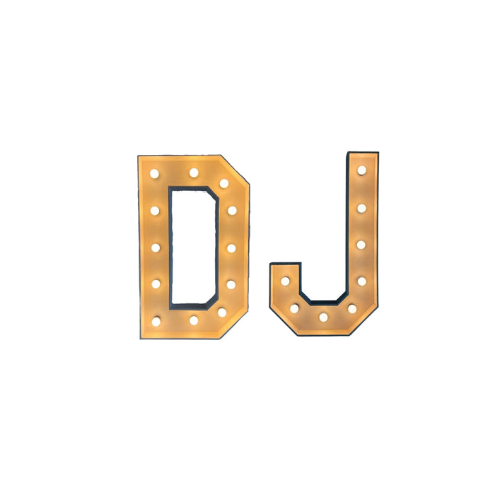 Verlichte letter – J