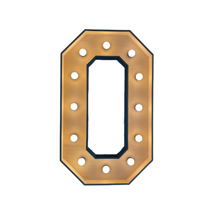 Verlichte letter – O