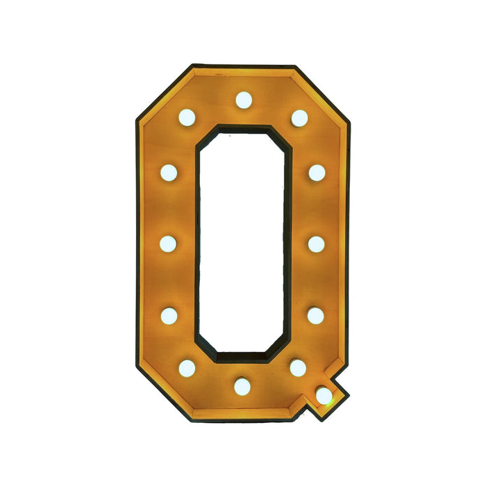 Verlichte letter – Q