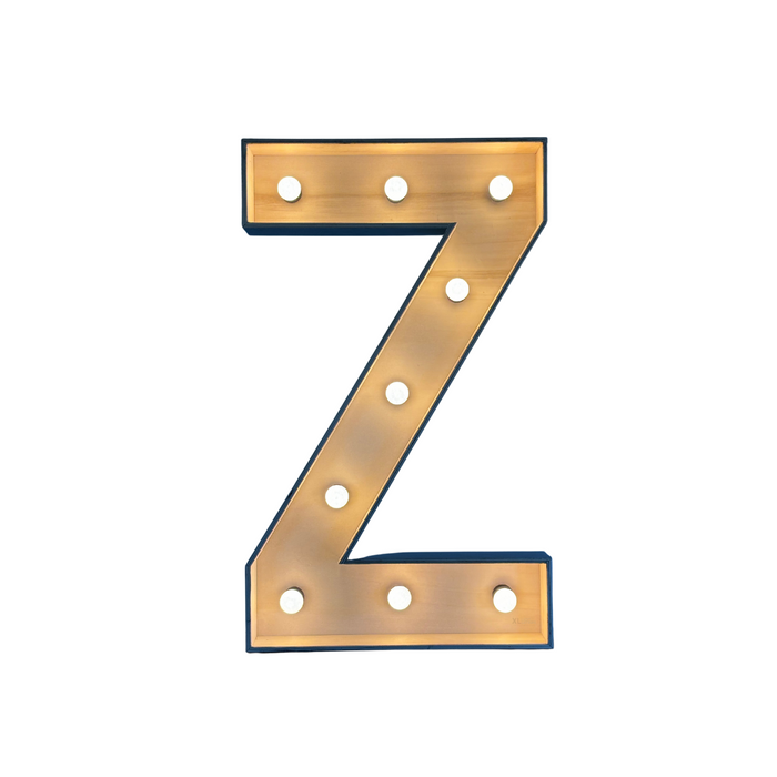 Verlichte letter – Z