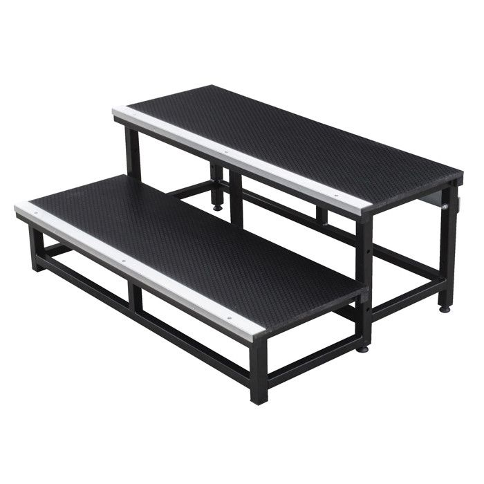 Podiumtrap zwart 40-60cm