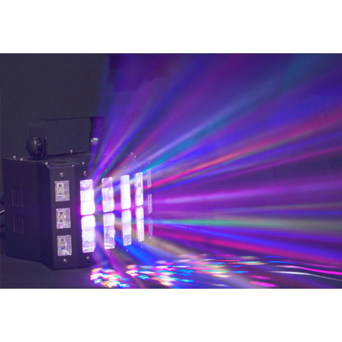 Derby met blacklight en stroboscoop 