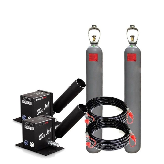 Set 2: 2x CO2 set | 80 seconden | MagicFX CO2 Jet