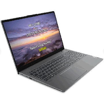 Computer met professioneel karaoke systeem