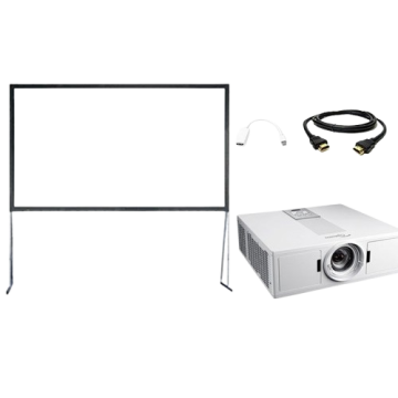 Beamer 3200 Lumen met projectiescherm 230 x 120cm