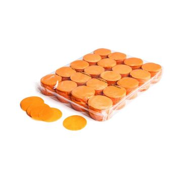 CON02OR – Confetti rondjes oranje papier 1kg