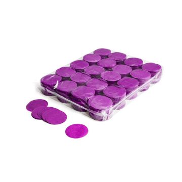 CON02PR – Confetti rondjes paars papier 1kg