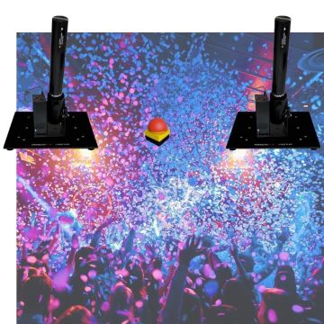 2x MagicFX Power shot & 2 buizen met drukknop