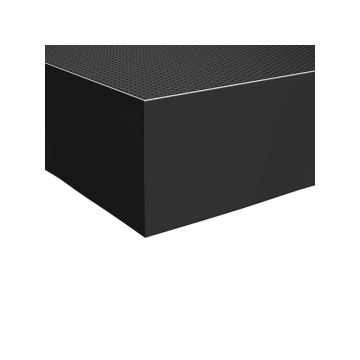 Podiumrok strak 6m x 40cm zwart