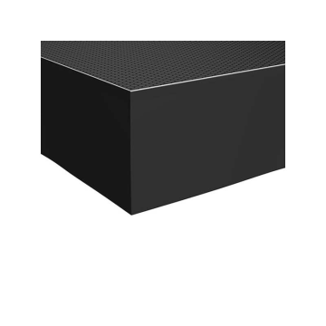 Podiumrok strak 6m x 20cm zwart