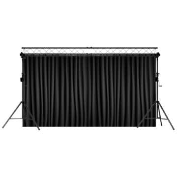 Truss brug met backdrop - 3 meter