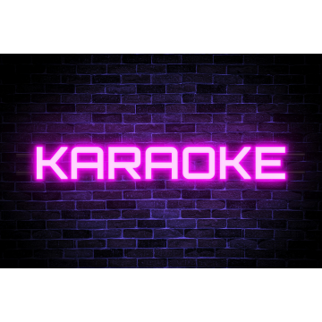 Pipe & Drape Backdrop - Karaoke - 3m