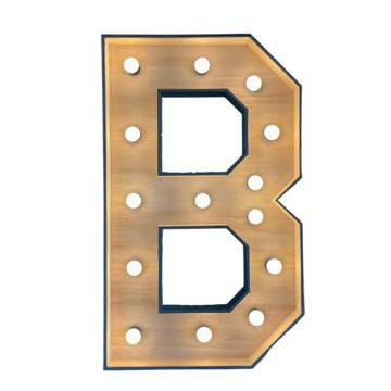 Verlichte letter – B