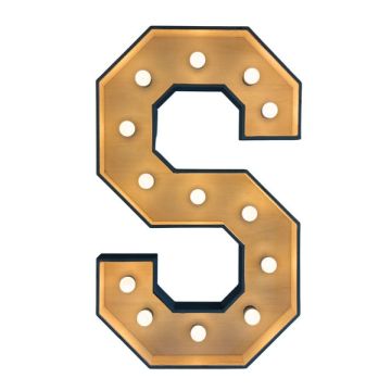 Verlichte letter – S