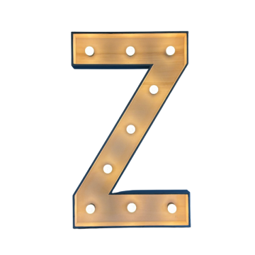 Verlichte letter – Z