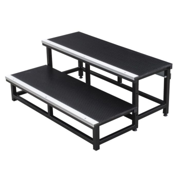 Podiumtrap zwart 40-60cm