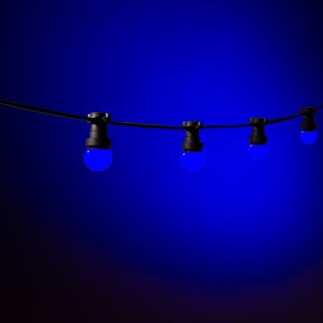 Prikkabel Blauw - 10 meter - 20 lampjes - koppelbaar
