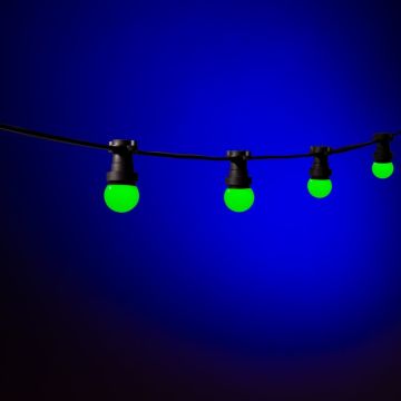Prikkabel Groen - 20 meter - 40 lampjes - koppelbaar