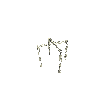 Truss kruis 4x4x4m (LxBxH) buitenmaten