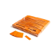 CON01OR – Confetti oranje papier 1kg afbeelding