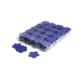 CON06DB – Confetti bloemetjes donkerblauw papier 1kg afbeelding