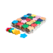 CON06MC – Confetti bloemetjes multicolor papier 1kg afbeelding
