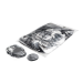 CON13SL – Confetti rondjes zilver metallic 1kg afbeelding