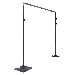 Pipe & Drape frame - 9 meter lengte - 3 meter hoog - zwart afbeelding